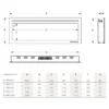 1500W 60" Recessed Wall Mounted Electric Fireplace Flame Effect - Image 7