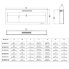 Rocco 1500W 60 inch Wall Mounted Electric Fireplace - Image 6