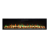 Rocco 1500W 72 inch Recessed / Wall Mounted Electric Fireplace
