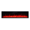 Rocco 1500W 72 inch Recessed / Wall Mounted Electric Fireplace - Image 2