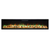 Rocco 1500W 84 inch Recessed / Wall Mounted Electric Fireplace - Image 8