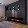Concerto 1500W 100 inch Wall Mounted Electric Fireplace - Image 7
