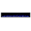 Concerto 1500W 100 inch Wall Mounted Electric Fireplace - Image 3