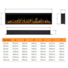 Concerto 1500W 84 inch Wall Mounted Electric Fireplace - Image 7