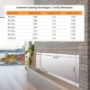 Concerto 1500W 84 inch Wall Mounted Electric Fireplace - Image 6