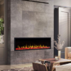 COMO 60 inch Built-in Recessed / Wall Mounted Electric Fireplace Decorative – No heat - Image 6
