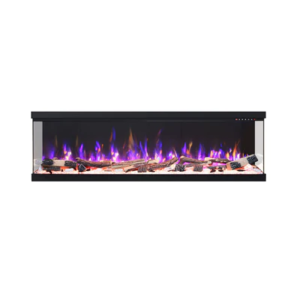 Langham 1600W 1/2/3-Sided 60 Inch Extra Deep Electric Fireplace