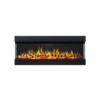 1600W 60 Inch 3 Sided Wall Mounted Electric Fireplace