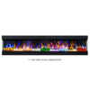 Zevoko 1600W 60'' 3-Sided Recessed/Wall-Mount Electric Fireplace - Image 4