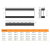 Zevoko 1600W 60'' 3-Sided Recessed/Wall-Mount Electric Fireplace - Image 9
