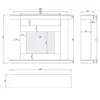 Aristo 28 Inch Electric Fireplace Heater with White Mantel Suite - Image 6