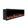 Concerto 1500W 72 Inch Electric Fireplace Insert with Horizon White Mantel Suite - Image 6