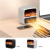 Electric Fireplace 3D Flame Effect Timer Portable Indoor Heater 1500W