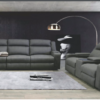OFFO Captain 7 Seater Corner Modular Rhino Suede Electric Recliner Lounge Latte - Image 6