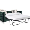 Sofa Bed Best Queen 2 seater fabric lounge Velvet sofa Easy to Pull Brand New - Image 2