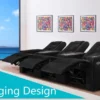 3 Seater Home Theatre Recliner Leather Lounge Media Room Cinema Seating Chairs