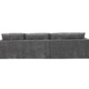 ASQUITH 2 Seater Fabric Lounge Sofa with LHF Chaise – Licorice - Image 5