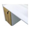 ZIVA Reception Desk Counter 2.4M Right Panel Kadi Wood White Office Desk - Image 5