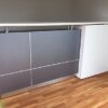 Calvin Reception Counter Reception Desk Metallic Grey Office Furniture - Image 3