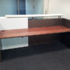 Calvin Reception Counter Reception Desk Metallic Grey Office Furniture - Image 5