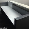 Calvin Reception Counter Reception Desk Metallic Grey Office Furniture - Image 7