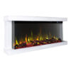 Triora Floating 3 Sided Wall Mounted Electric Fireplace – Smartphone Control - Image 4