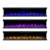 Norfolk 3-Sided Electric Fireplace | 50”, 60” & 72” | Recessed or Freestanding - Image 10