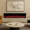 Norfolk 3-Sided Electric Fireplace | 50”, 60” & 72” | Recessed or Freestanding - Image 11