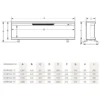 Norfolk 3-Sided Electric Fireplace | 50”, 60” & 72” | Recessed or Freestanding - Image 8