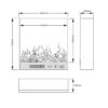 Orion 1500W 30 inch Electric Fireplace Insert - Smartphone Control (Tall Model) - Image 2