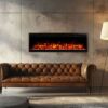 Harmony 1500W 47 inch Recessed / Wall Mounted Electric Fireplace