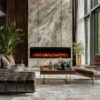 Harmony 1500W 55 inch Recessed / Wall Mounted Electric Fireplace - Image 2