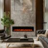 Harmony 1500W 63 inch Recessed / Wall Mounted Electric Fireplace - Image 2