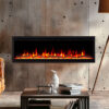 Nocturne 1500W 42 inch Built-in Recessed Electric Fireplace - Extra Slim - Image 4