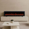Lucerne 60 Inch 1800W Electric Fireplace – Recessed, Wall Mounted or Freestanding with Stand - Image 4