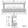Vantage Extra Deep 3-Sided Panoramic Electric Fireplace Collection - Image 18