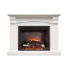 Whitmore White Mantel Electric Fireplace Suite - Image 4