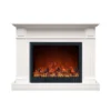Berwick White Mantel Electric Fireplace Suite with 30" Lumera Electric Fireplace Insert - Image 2