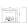 Emberstone Electric Fireplace Suite with 30" Lumera Insert - Image 12