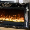 Valoria Black Marble Electric Fireplace with 60 Inch Lumera Insert - Image 9