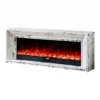 Valoria White Marble Mantel Electric Fireplace with 60 Inch Lumera Insert - Image 9