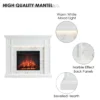 Spectrum 2000W Electric Fireplace Heater White Mantel Suite with 23" Solara Insert - Image 11