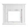 Spectrum 2000W Electric Fireplace Heater White Mantel Suite with 23" Solara Insert - Image 8