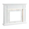 Spectrum 2000W Electric Fireplace Heater White Mantel Suite with 23" Solara Insert - Image 7